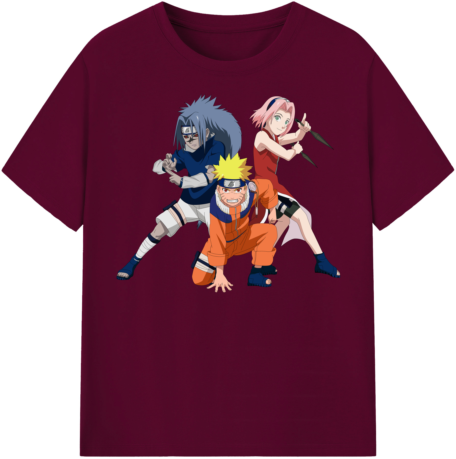 （画像用） NARUTO -ナルト- うずまき ナルト Uzumaki Naruto レディースカジュアルプリントTシャツ（綿100％）